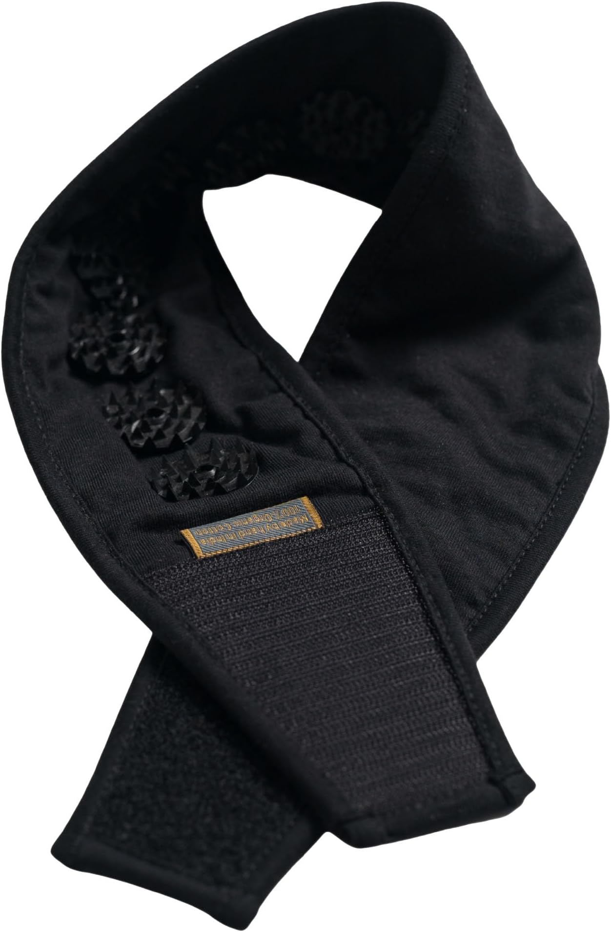 ShaktiMatAcupressure Headband in Shakti Black, Relieves Stress & Tension, Promotes Relaxation and Focus | Similar to Acupuncture, No Needles Required | FSA/HSA Eligible | Organic Cotton Certified