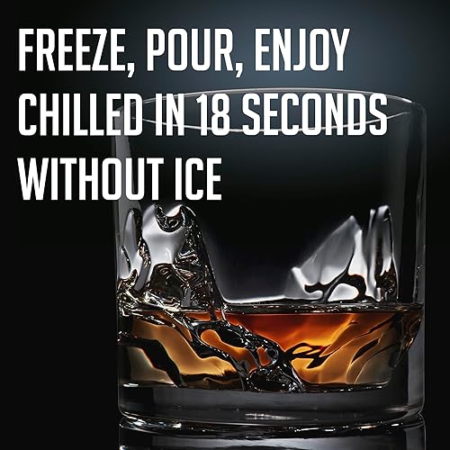 Miniatura 3 de LIITON - Juego de 4 vasos para whisky Gran Canyon Vaso de whisky pesado de estilo clásico Everest, Everest Set, Transparente