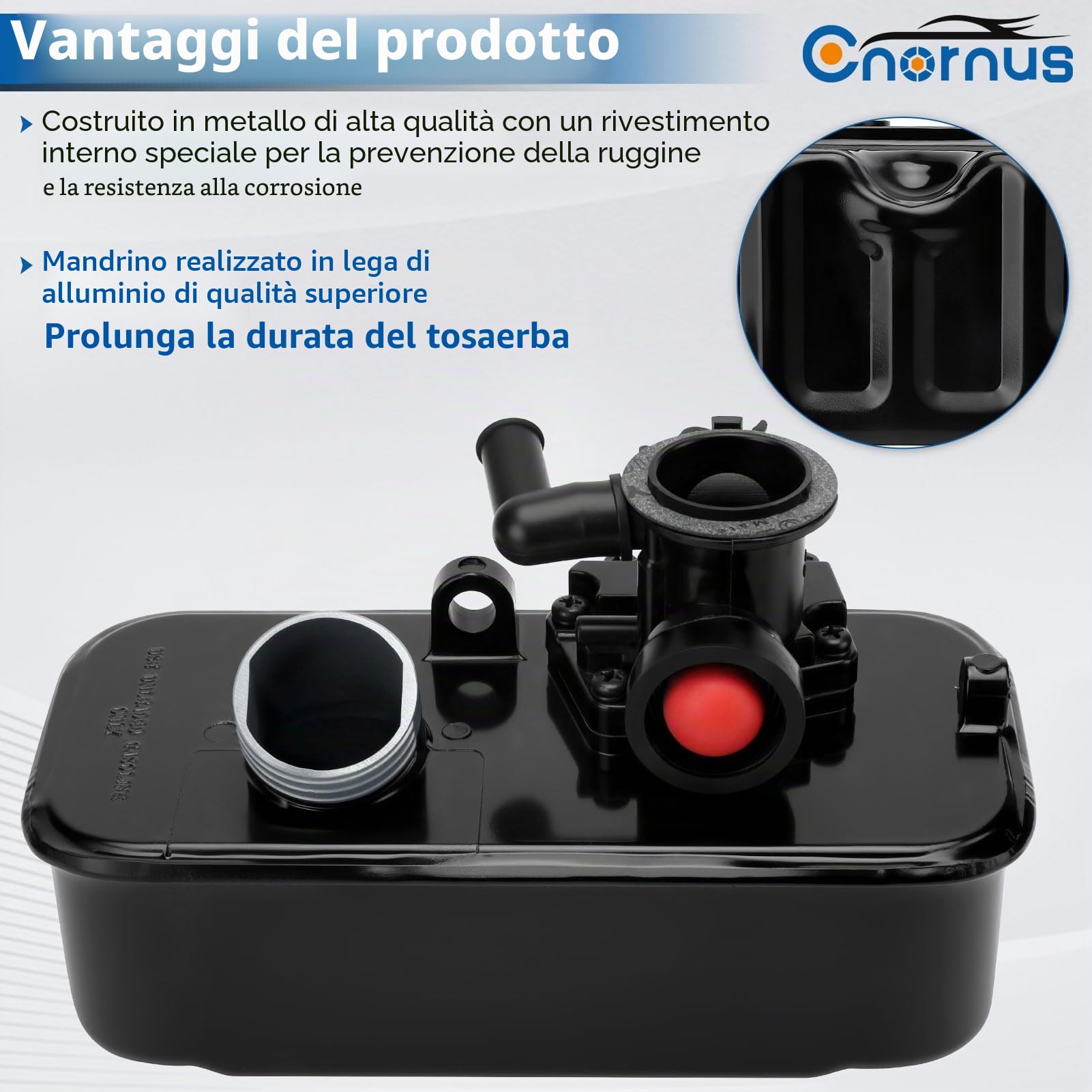 499809 498809A 494406 Serbatoio Benzina Gas Mower Assemblaggio carburatore Adatto per B&S 499809 498809A 494406