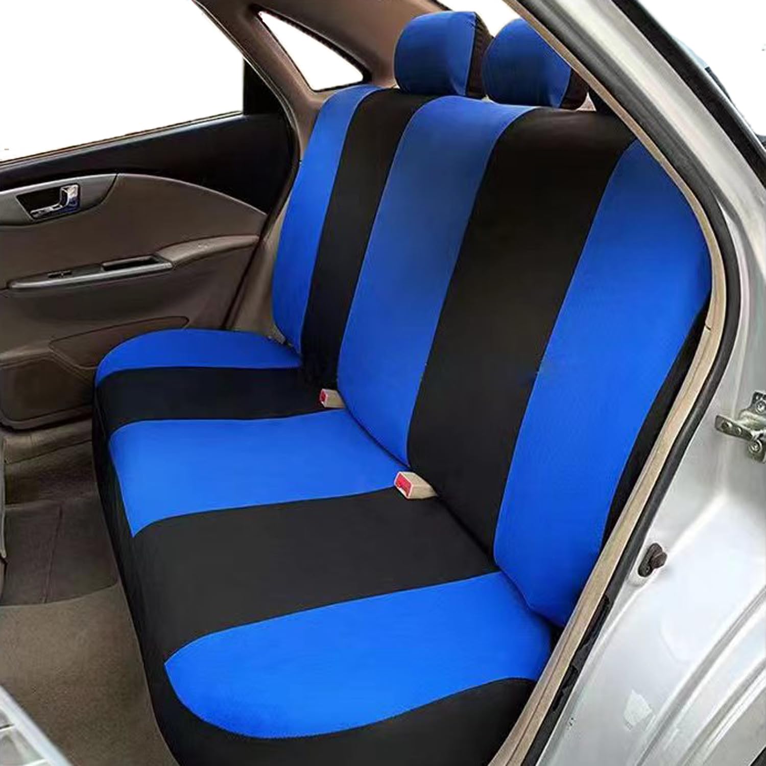Autostoelhoezen voor Volkswagen VW UP 2011 2012 2013 2014 2015 2016 2017 2018 2019 2020 2021 2022 2023, beschermt de lederen bekleding van auto's tegen vlekken, slijtage,A/Black-Nopillow