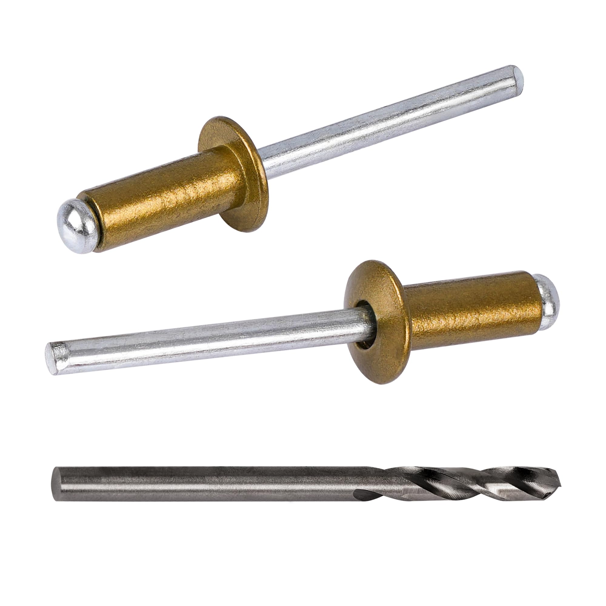 Aluminum Blind Rivets - 100 Pack -10 Aluminum Blind Rivets - 100 Pack -10