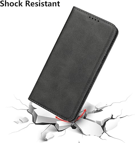 Miniatura 8 de iCoverCase Funda tipo cartera para Samsung Galaxy S20 Ultra, cuero sintético de alta calidad, ranuras para tarjetas, soporte para tarjetas, función