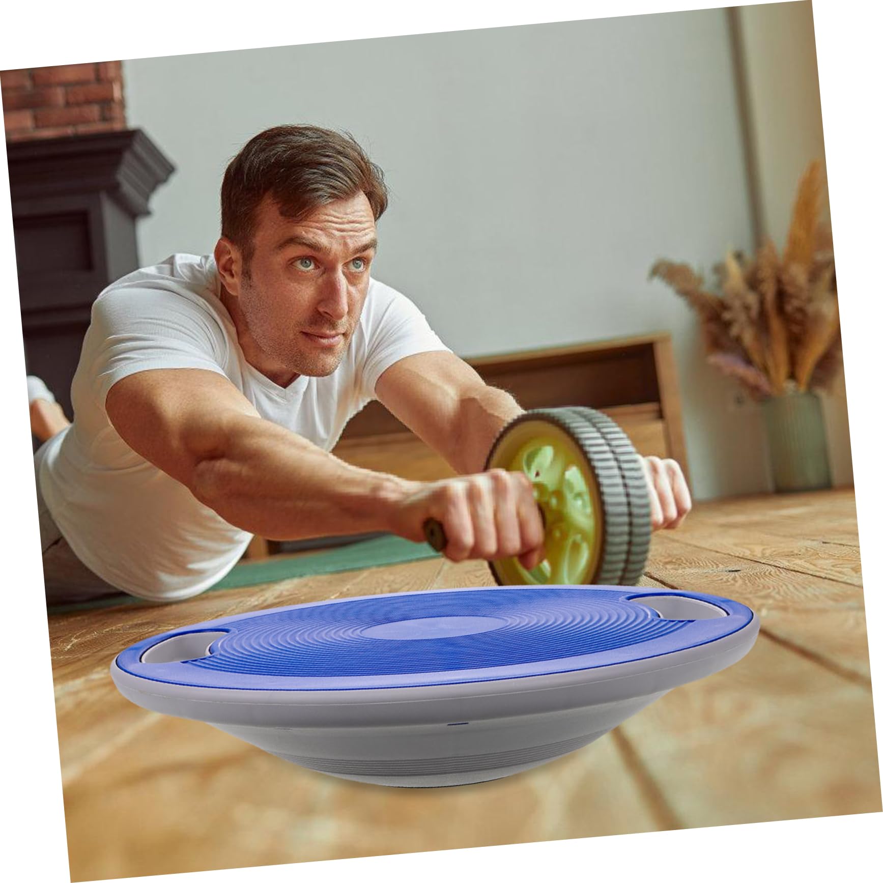 Abaodam Pedana Girevole Fitness per Allenamento Casa, Balance Board per Esercizi Fisica Materiale Abs Resistente e Design Portatile per Migliorare la Stabilità
