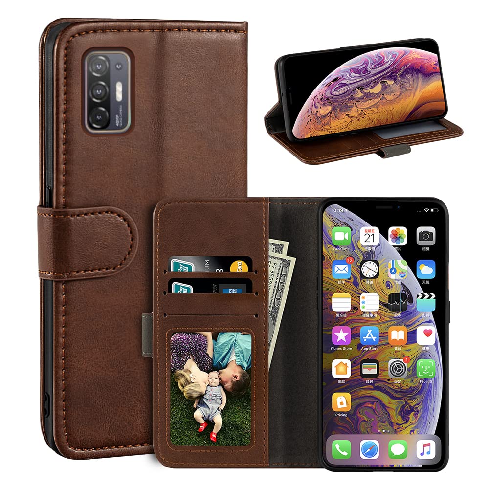 Con Supporto Integrato Manyip Custodia E Cover Per HTC Desire 21 Pro 5G, Custodia A Custodia Portafoglio Magnetica