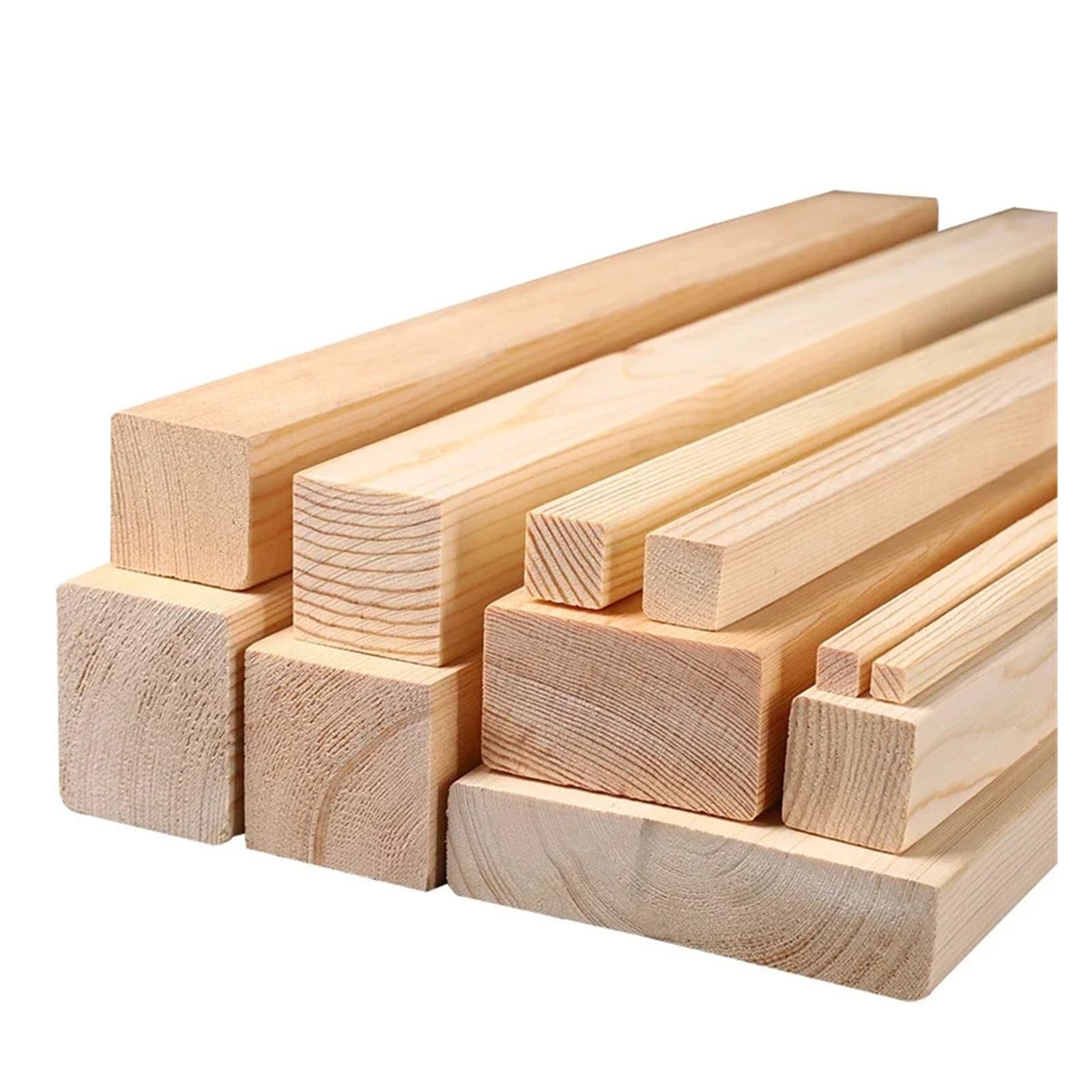 Holzstäbchen zum Schnitzen, 30 x 30/40/50/60 mm, quadratisch, Litschi, Leben für Flugzeugmodell, DIY, Handarbeit, Kunstbedarf, Holzstäbchen (300 mm, 40 x 40 mm), 1 Stück
