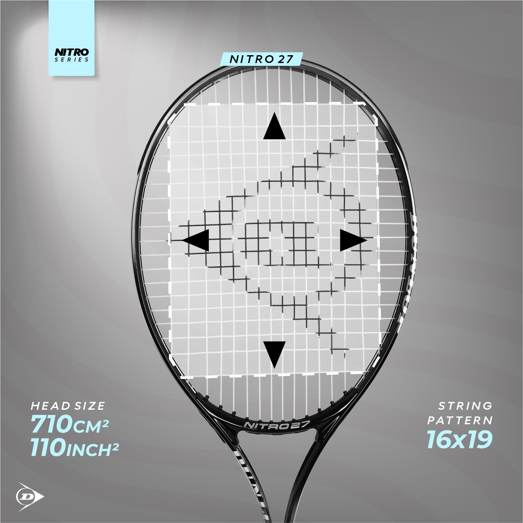 Dunlop Nitro 27 Iches - Racchetta da tennis