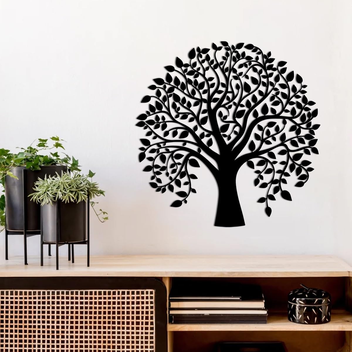 Genérico Árbol de la Vida Decoracion Pared Metal DecoracióN Pared, DecoracióN Pared Salon, Decoracion Pared Dormitorio para Colgar En La Pared para Oficina, Dormitorio