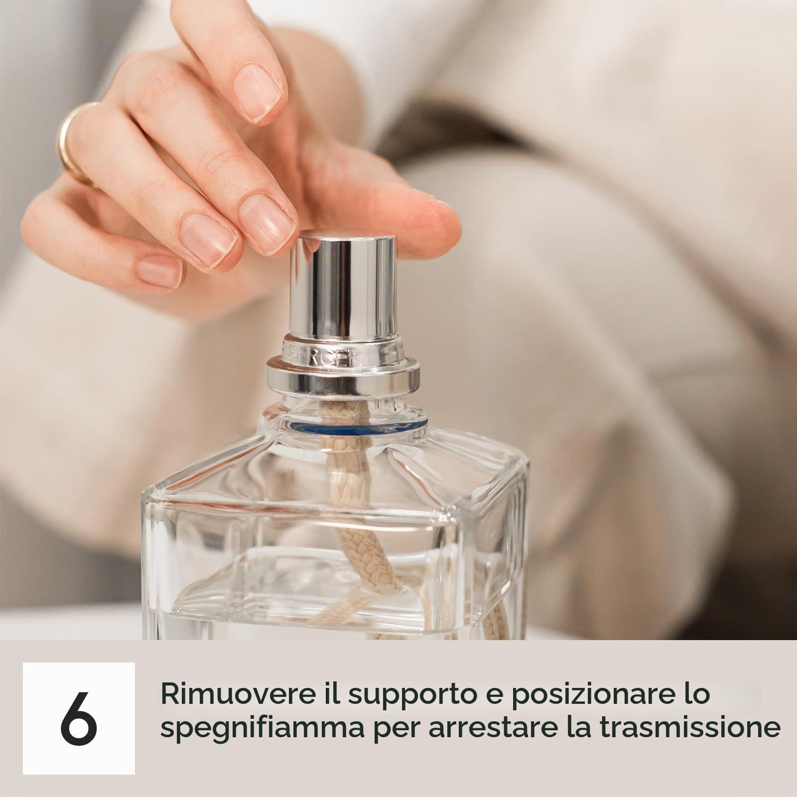 Lampe Berger Zest of Verbena Home Fragrance, Plastica, Grigio, 25 x 14.5 x 21
