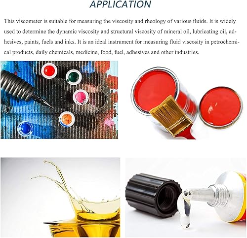 Miniatura 6 de CGOLDENWALL Digital Display Rotary Viscosity Fluidímetro Tester Meter 220V110V (NDJ-8S)