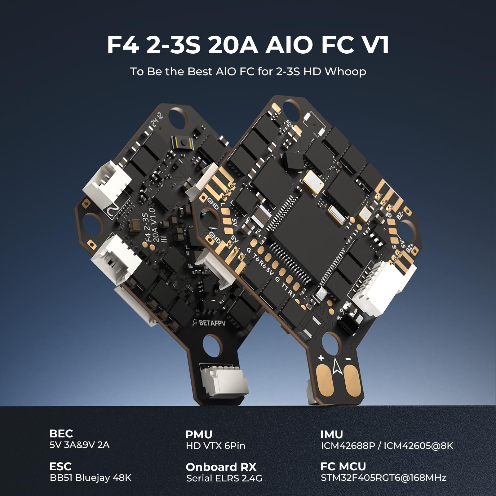 BETAFPV Pavo20 Pro II Brushless Whoop Quadcopter Compatible O4 Air Unit Pro F4 2-3S 20A AIO FC LAVA 1104 7200KV Motors COB LED Strip FPV Freestyle