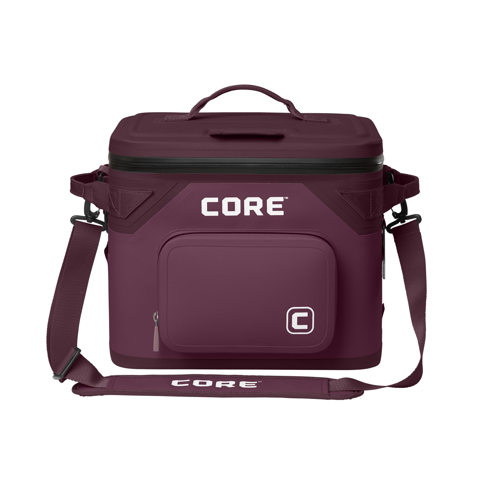 CORE Magnetic Leak Proof Soft Cooler with Waterproof Zipper | Insulated Bag Portable Ice Chest Box | Best Soft Cooler for Food &amp; Beverages for Tailgating, Car Camping, Travel, and Family Beach Picnics
