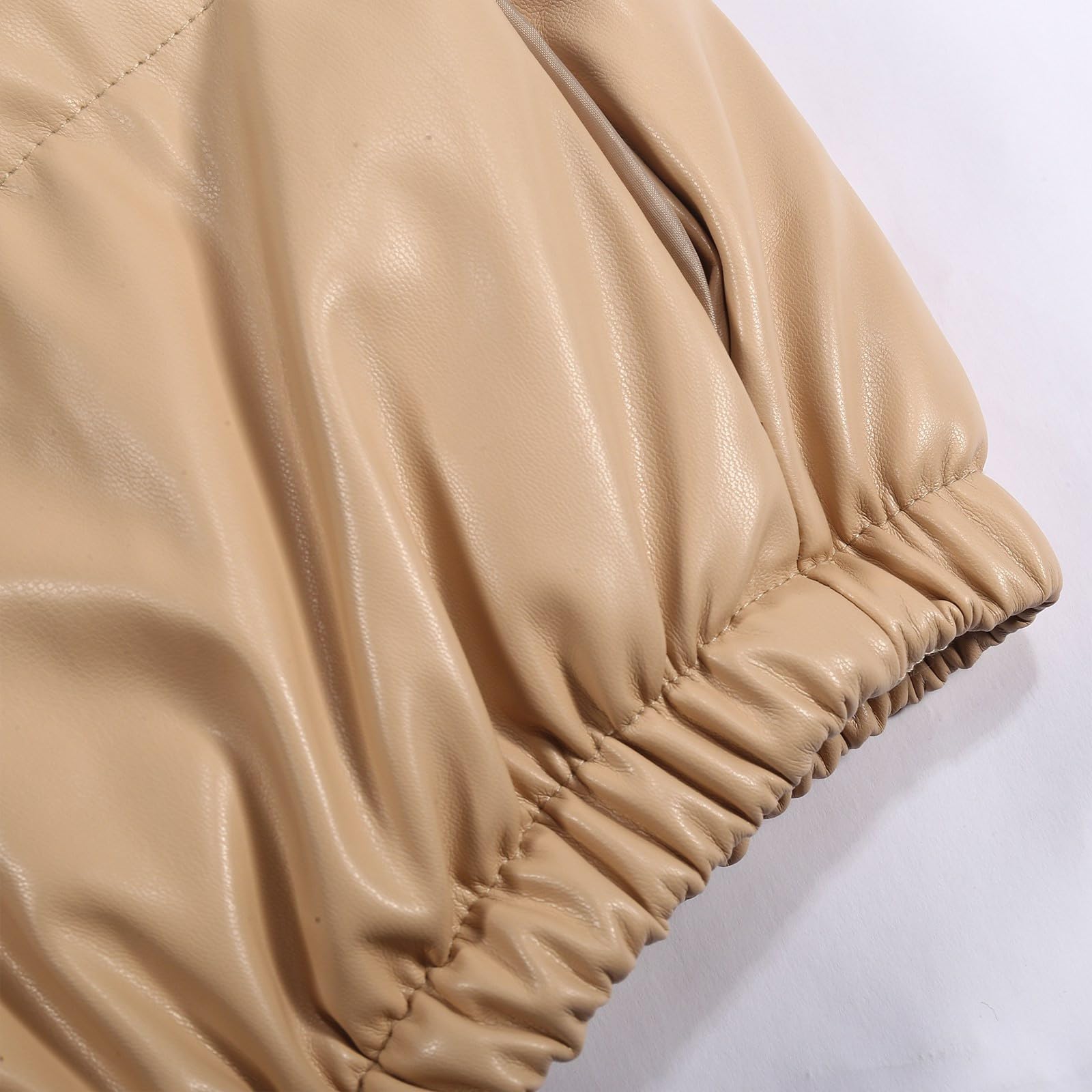 Genérico Abrigo Ligero Mujer,Chaqueta Corta Acolchada Con Cuello Alto Para Mujer Abrigo CáLido De Invierno Ropa De Abrigo Informal Acolchada Abrigos De Moda