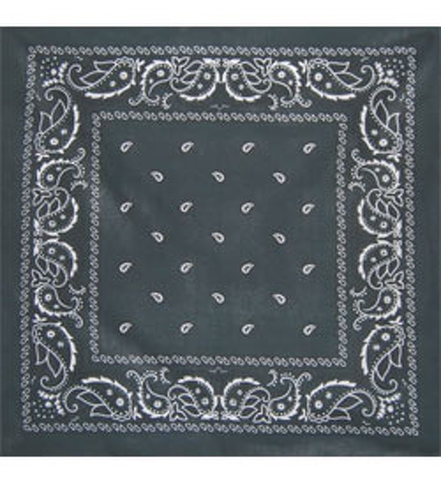 Grey Bandanna - Paisley : Amazon.co.uk: Fashion