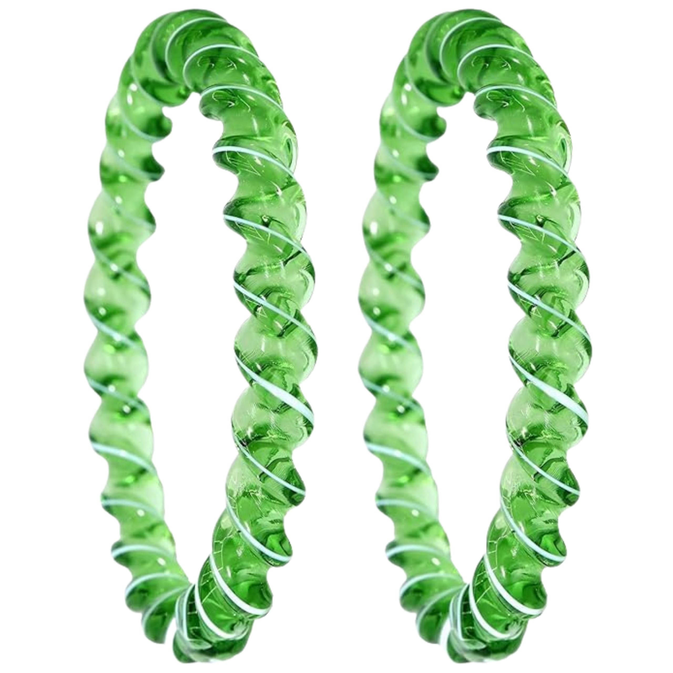 Women's Twisted Design Spiral Crystal Glass Kada Set For Women|Daily use, Party, Office, Ethnic|Crystal Glass Bangles|Fashion Jewellery- Set of 2-image-33