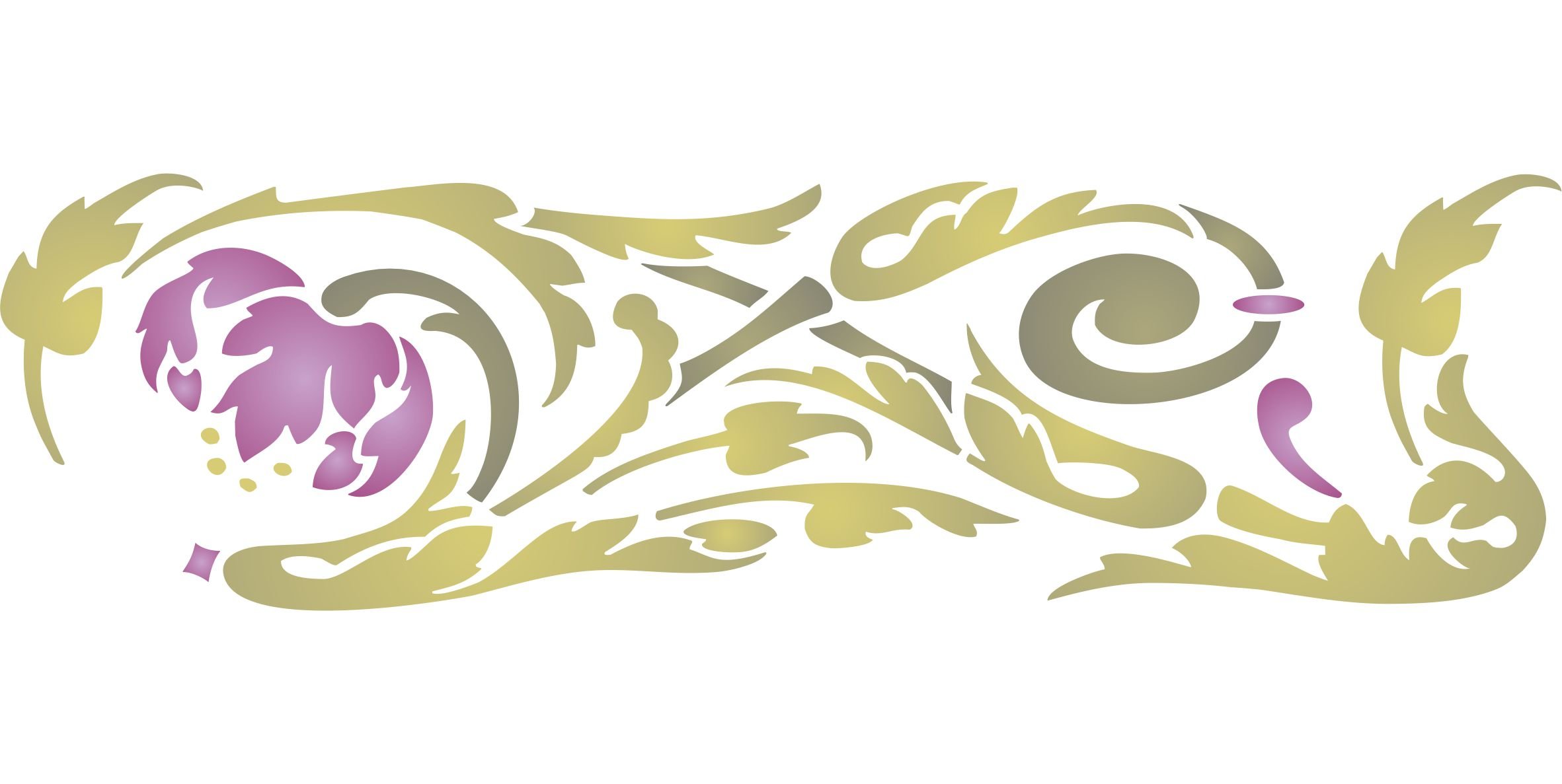 Pochoir Art Nouveau pour murs | Habillez facilement une cloison vide en New Art