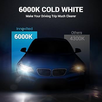 DZG D2S HID Headlight Bulbs, 8000K Bright Cool White, 35W High Low Bea