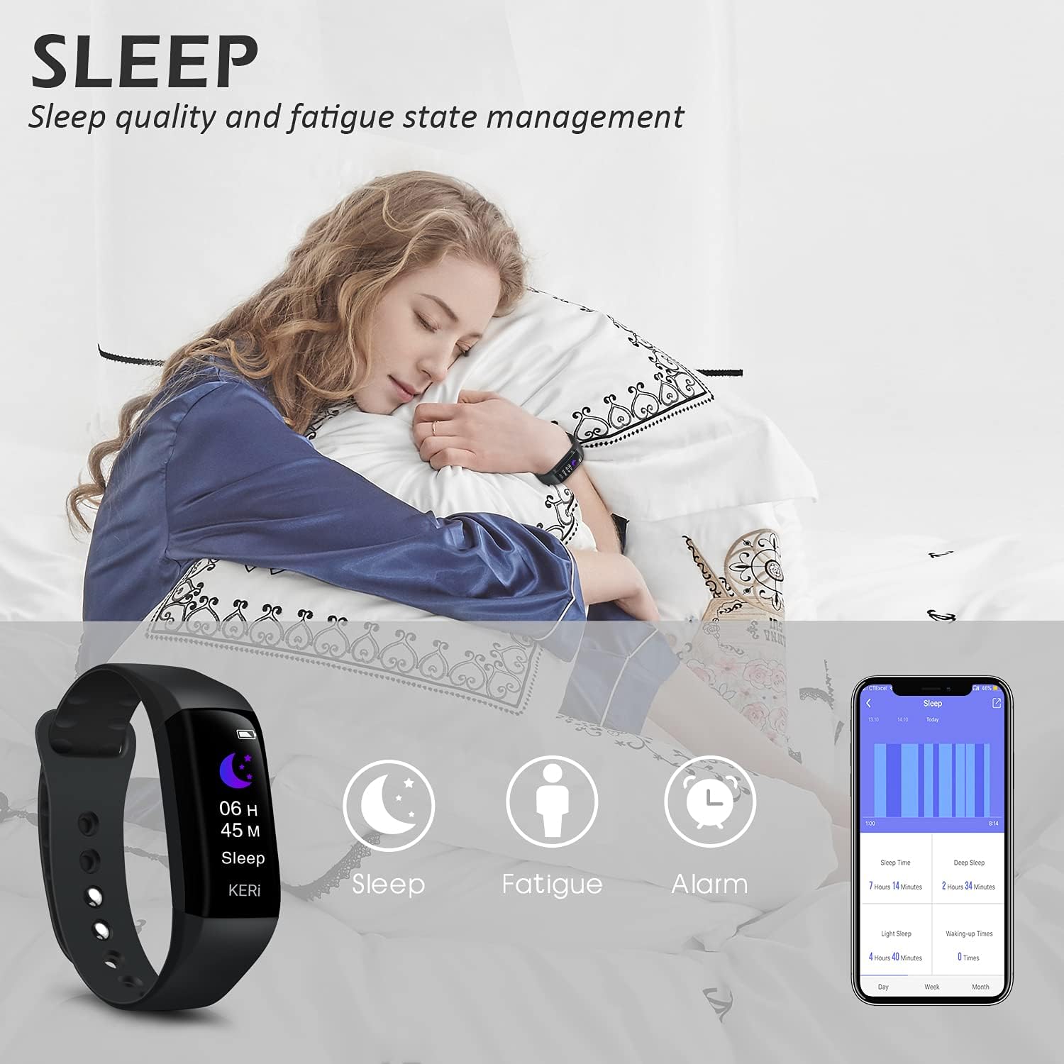 Audar Smart Band KERi monitoring sleep quality