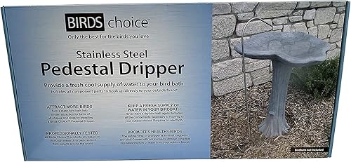 Miniatura 7 de Birds Choice AADPLAIN - Bañera para pájaros, pedestal, color verde