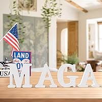 Vista 8 de AOCEAN Letras de madera blanca de 6 pulgadas, letras de madera sin terminar para decoración de pared, letras de pie, rebanadas, decoración