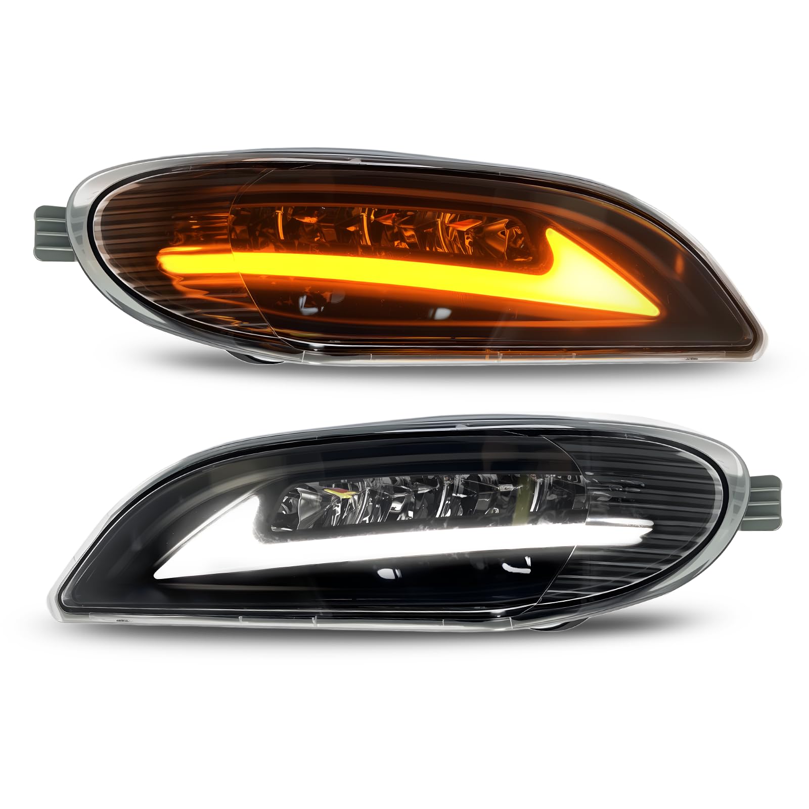 Fog Lights Compatible with 1999-2002 Chevy Silverado 1500 2500/2001 2002 Silverado 1500HD 2500HD 3500/2000-2006 Tahoe Suburban 1500 2500(Clear Lens) — view 38