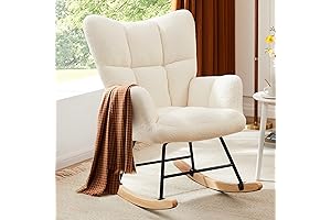 Sweetcrispy Compact Rocking Chair: Perfect Comfort for Nursery