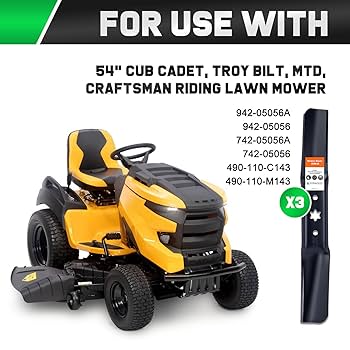 Amazon.com : Grasscool ZT1 54 Blades for Cub Cadet Troy Bilt