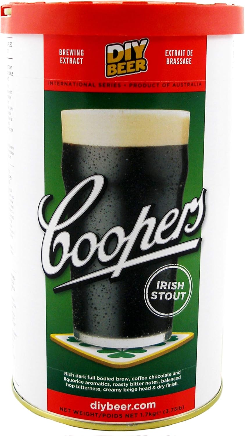 Coopers DIY Irish Stout Brewing Kit - Dark Roast - Liquid - 1 Count - 1 Each