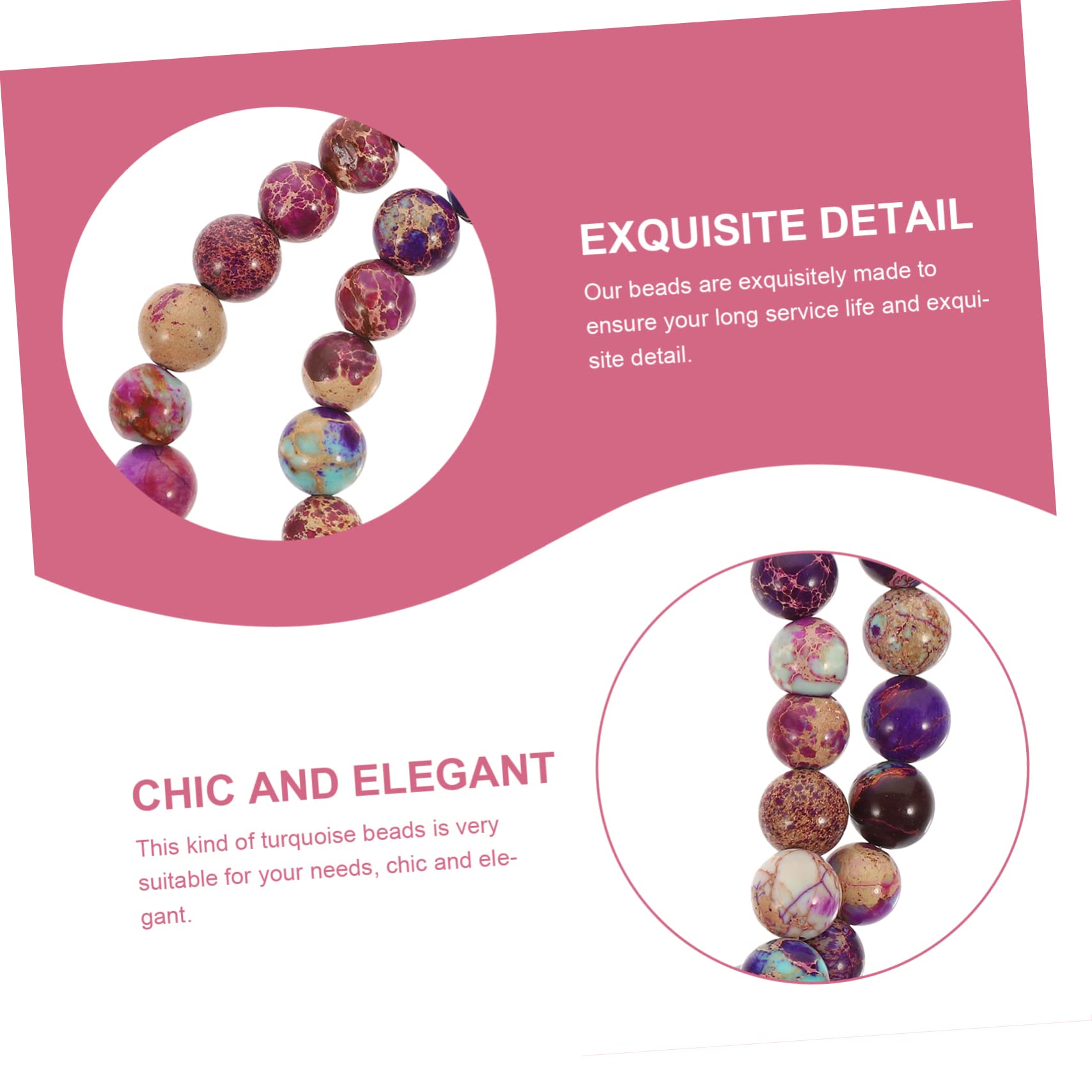 STOBOK 5pezzi Bracciale Donna Imperiale Con Perline Fai Da Te Kit Di Perline Colorate Per Creazione Gioielli Artigianali e Decorazioni Per Festa