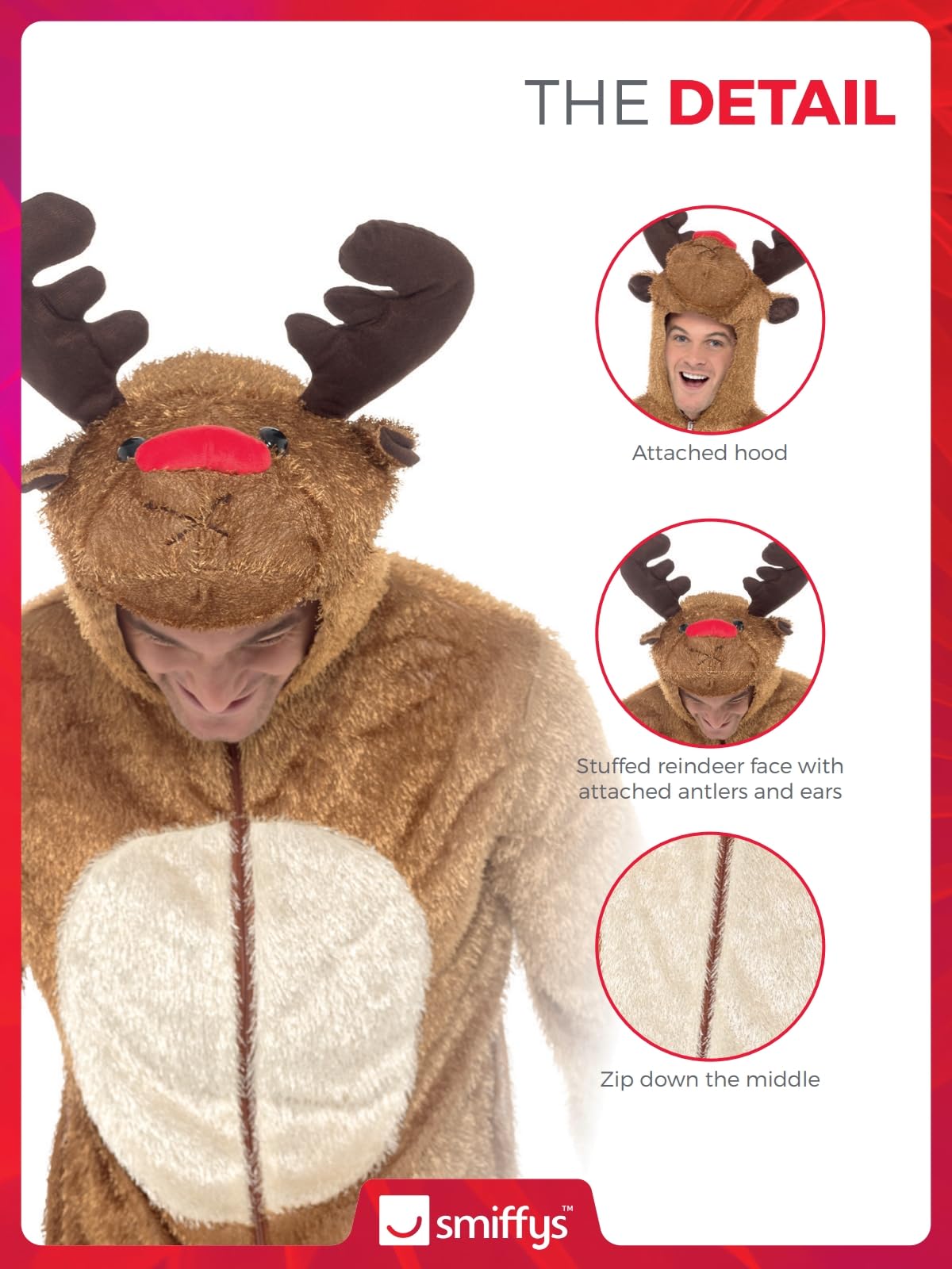 トナカイ コスチューム 角つきケープのトナカイコスチューム | BODYLINE & LunaBelle