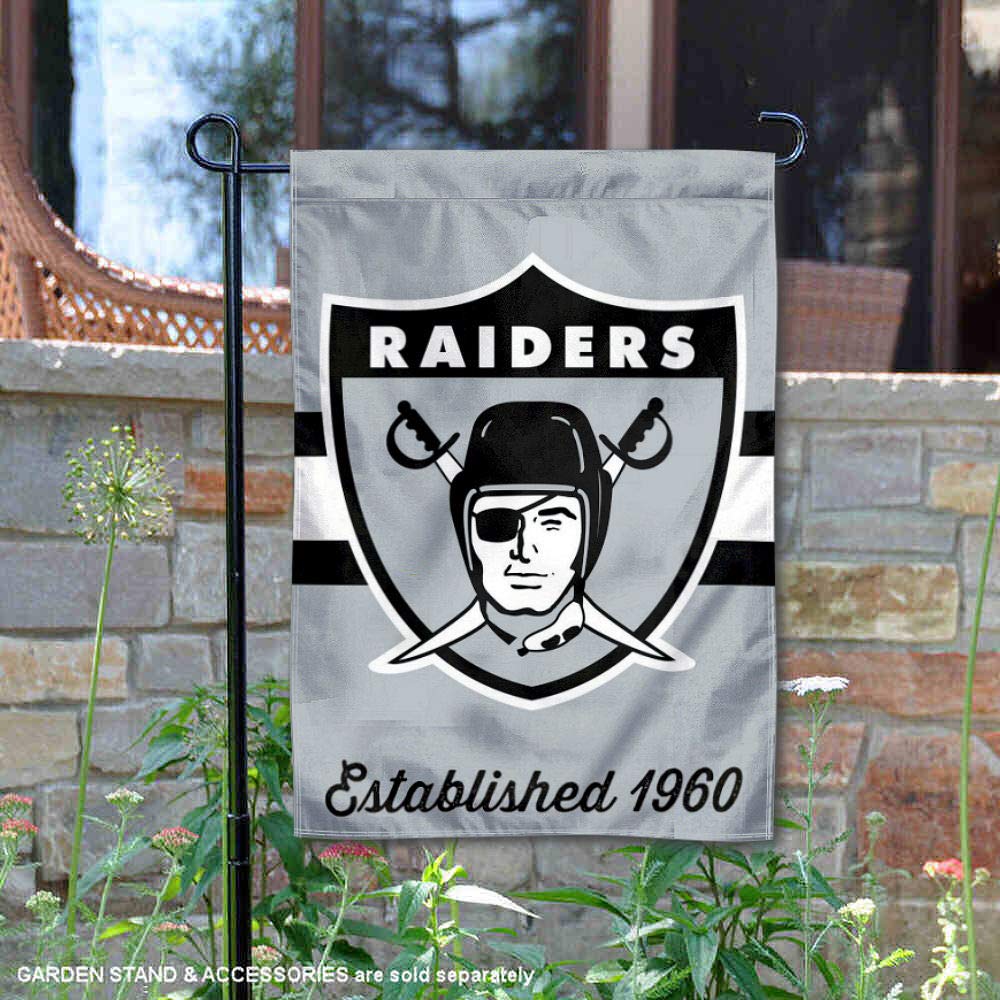 WinCraft Raiders Throwback Vintage Garden Flag – Double-Sided 12.5” X 18”, 2-Ply Polyester, Officially Licensed NFL Banner - View #10
