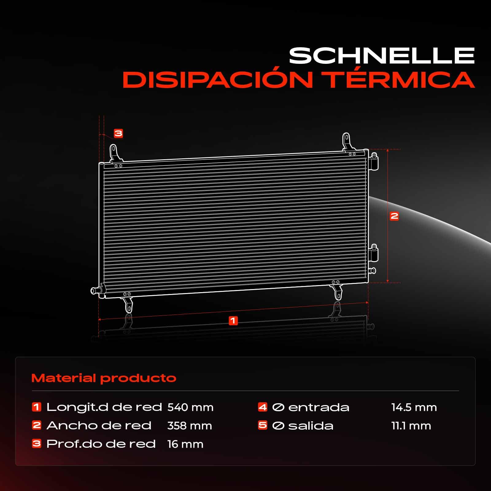Frankberg Condensador de aire acondicionado 9638574080