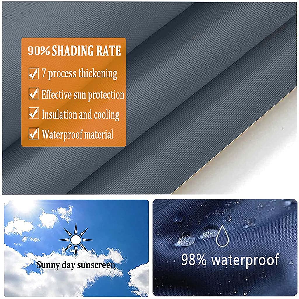 Vela parasole, pergolato, impermeabile, pergolato, giardino, patio, feste, tenda sole, baldacchino triangolare, 95% UV, tela (arancione), 2,4 x 2,4 x 2,4 m, 6 x 3,6 x 3,6 m