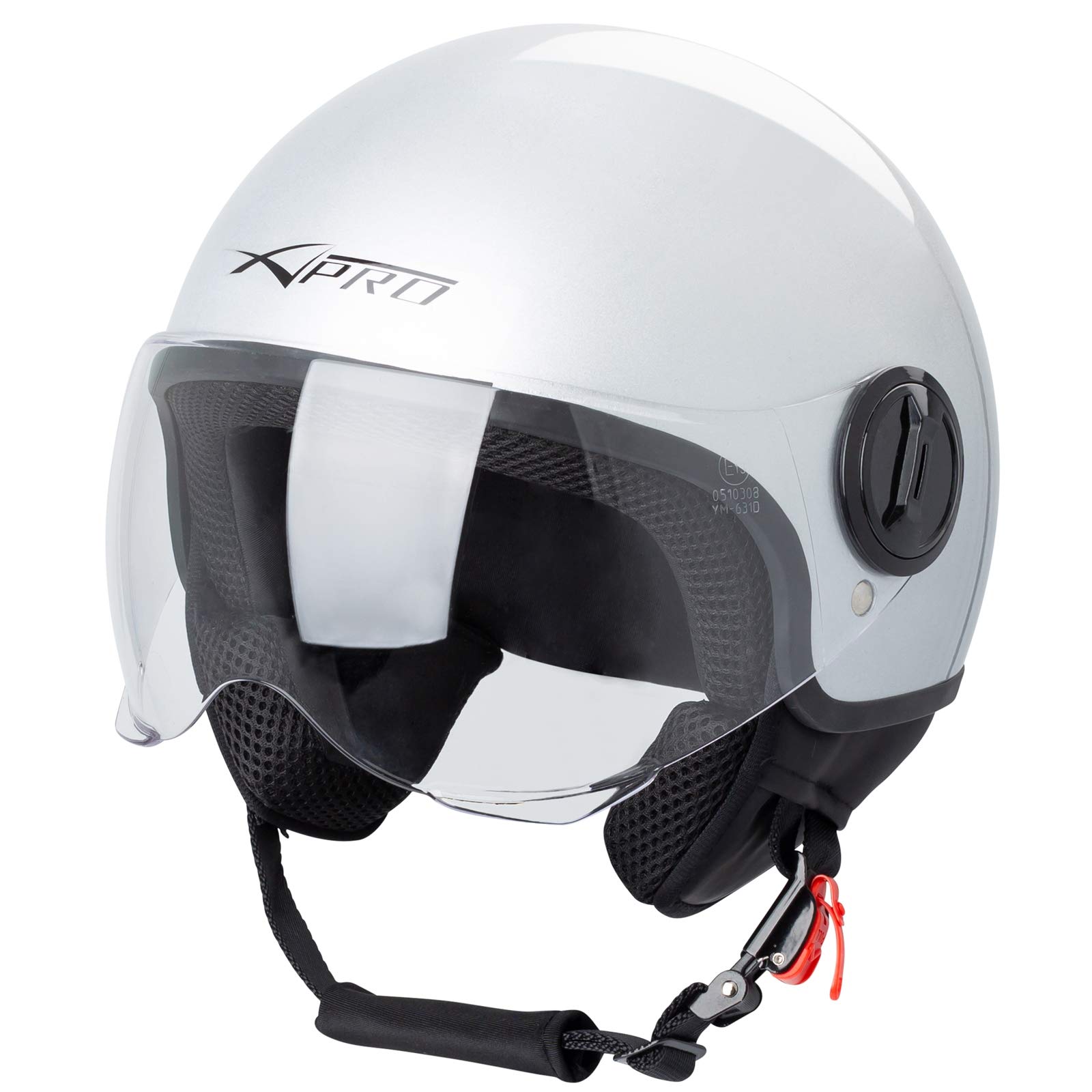 Motorradhelm Motorrad Roller Jet Helm Demi Avio Viser Homologiert SonicMoto