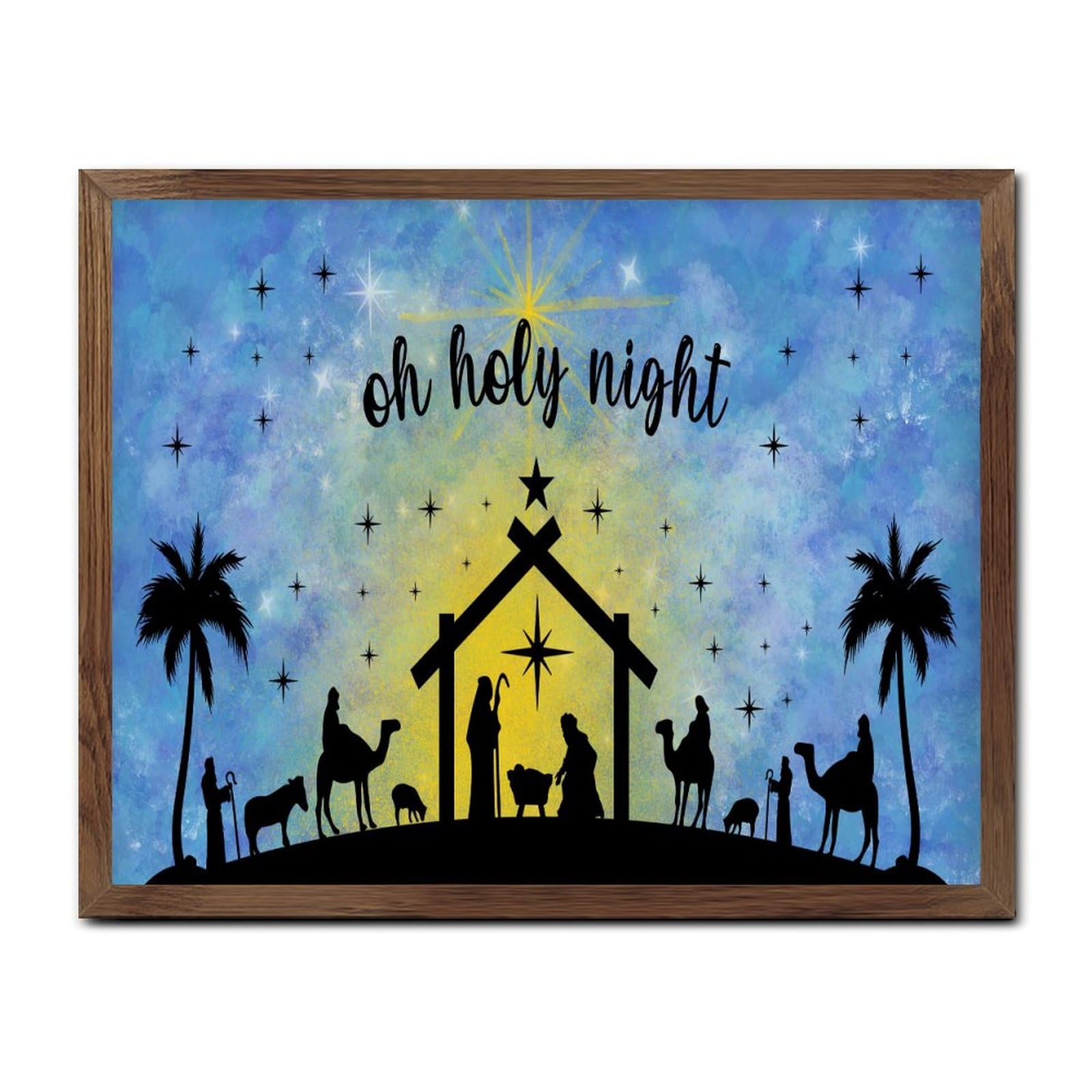 Panneau Merry Christmas en bois pour illuminer votre décoration murale de fête