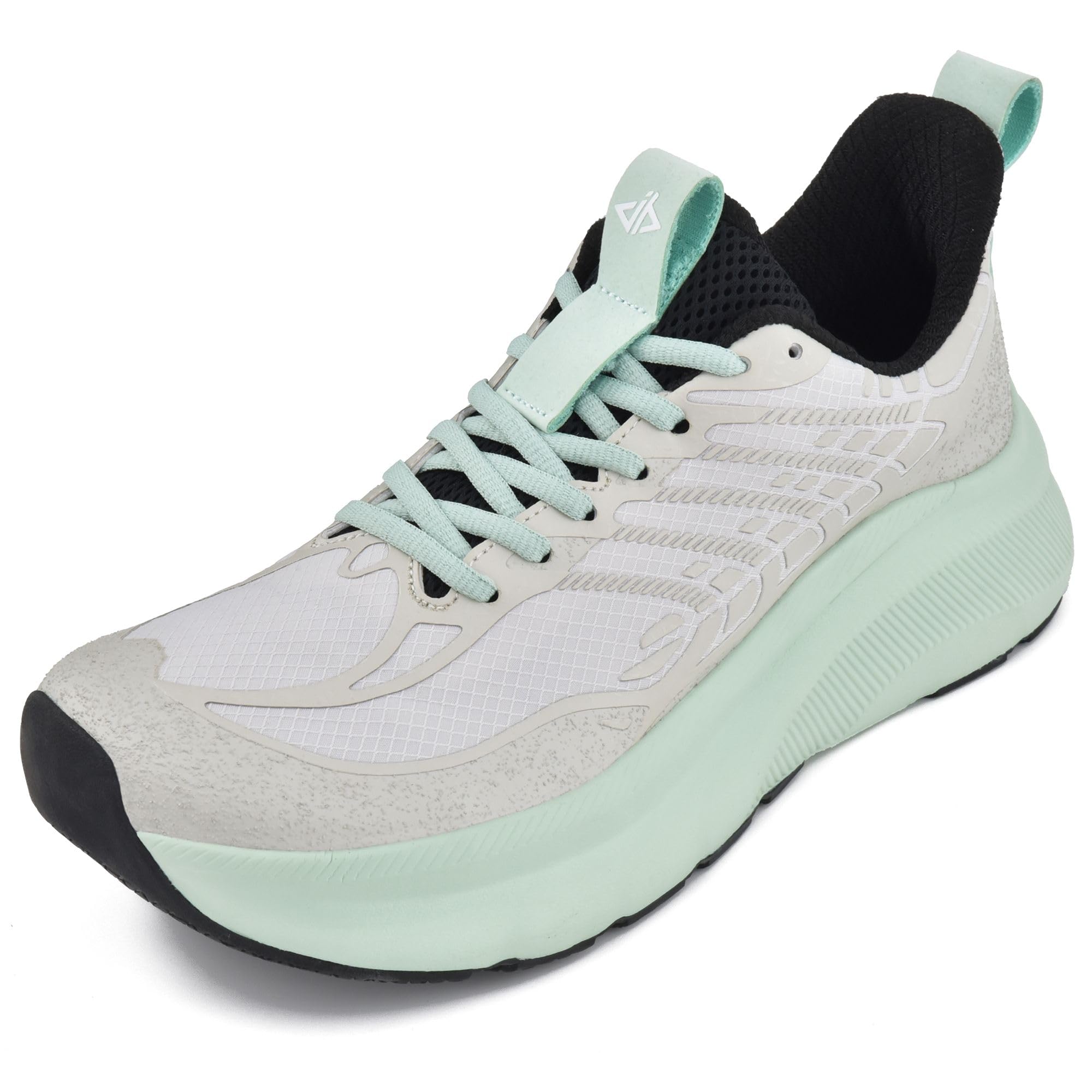 JACKSHIBOWide Toe Box Shoes for Men Wide Running Shoes Walking Tennis Athletic Gym Workout Cross Training Wide Sneakers Cushioned Memory Foam Thick Zero Drop Sole Size Men 12.5