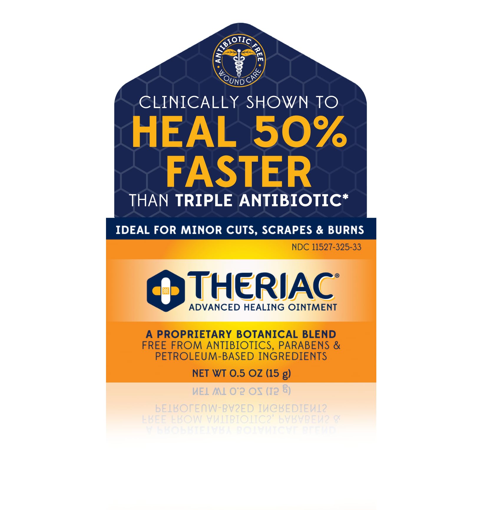 Theriac Advanced Manuka Honey Healing Ointment Clinically Shown to Heal 50 Faster Than Triple Antibiotic Ideal for Minor