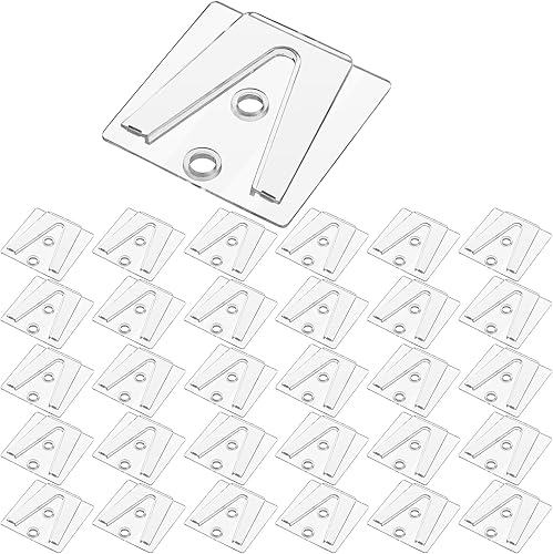 VIHOSE 100 piezas de clip de parapeto navideño para iluminación de superficie plana con pestañas de tejas, ganchos de clip de luz de Navidad para