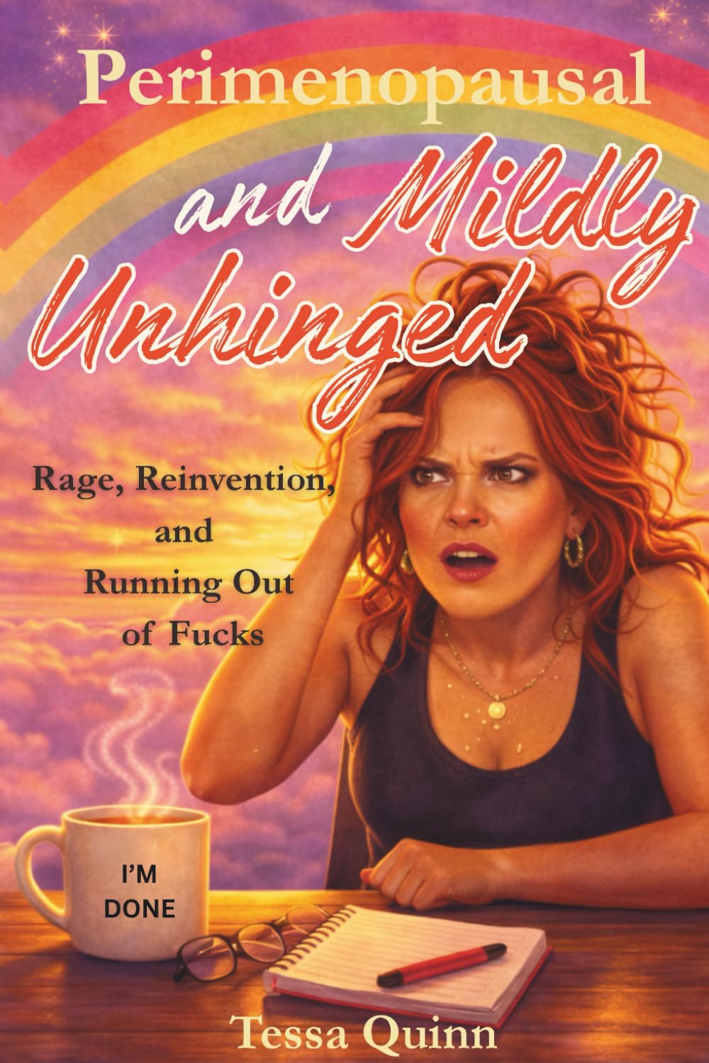 Perimenopausal and Mildly Unhinged: A Funny, Honest Midlife Guide to Rage, Reinvention, and Running Out of Fucks (The Glorious Midlife Series)