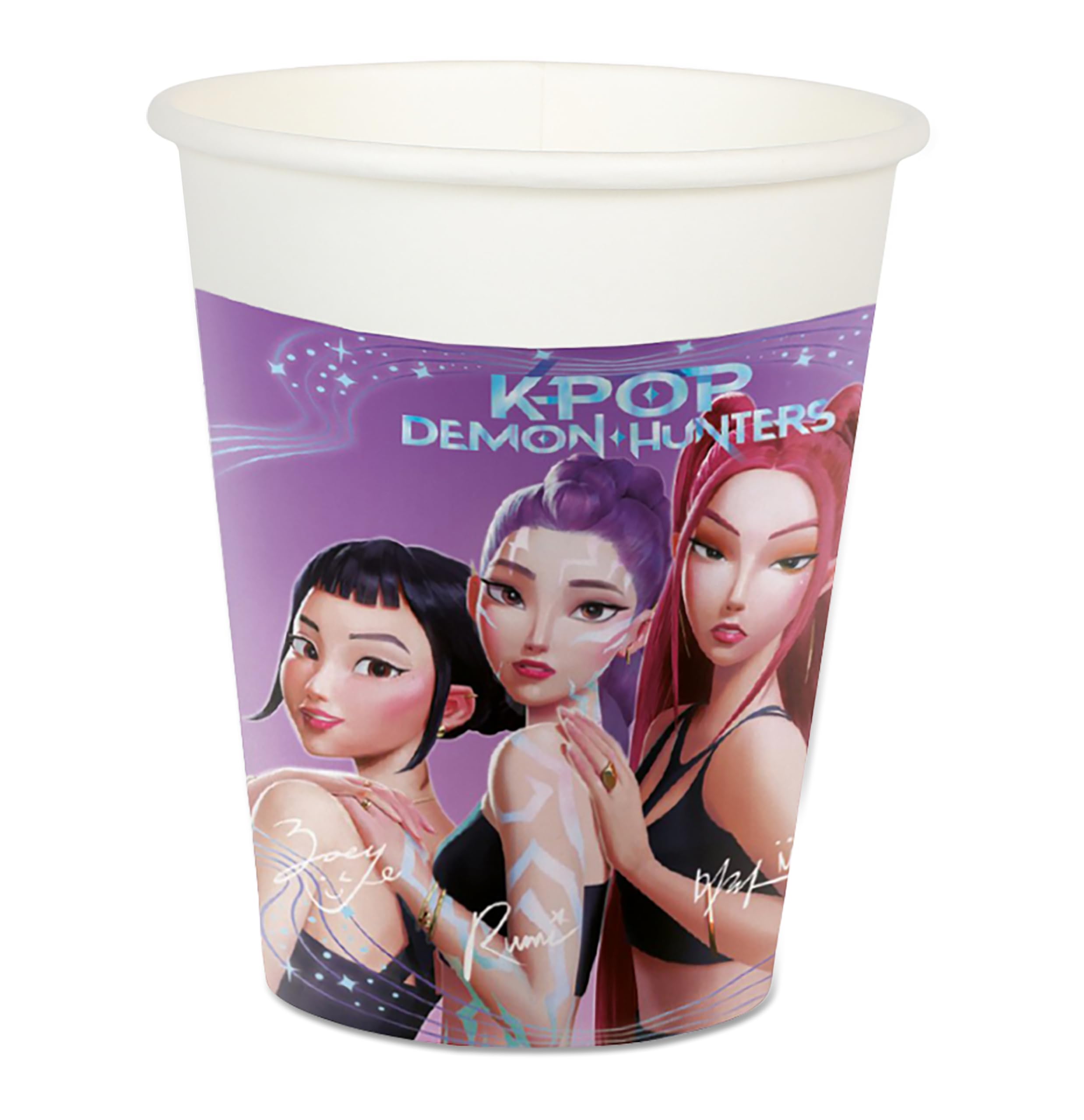 KPOP Demon Hunters Party Pack Tableware Set Plates Cups Napkins for 16 Children