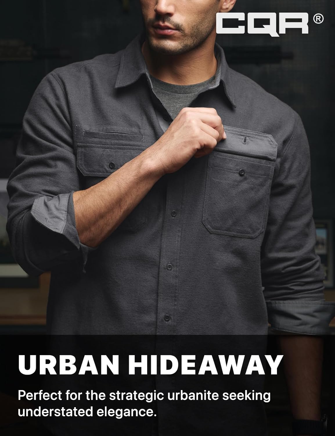 CQR Men's 100% All Cotton Button Down Flannel Shirts, Long Sleeve Brushed Warm Soft Casual Outdoor Plaid Shirt - Image 5