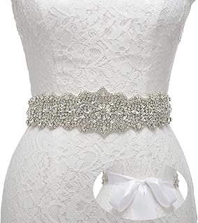 Best Rhinestone Bridal Belt Crystal Wedding Belt Bridesmaid Sash Women Dress Accessories Review 