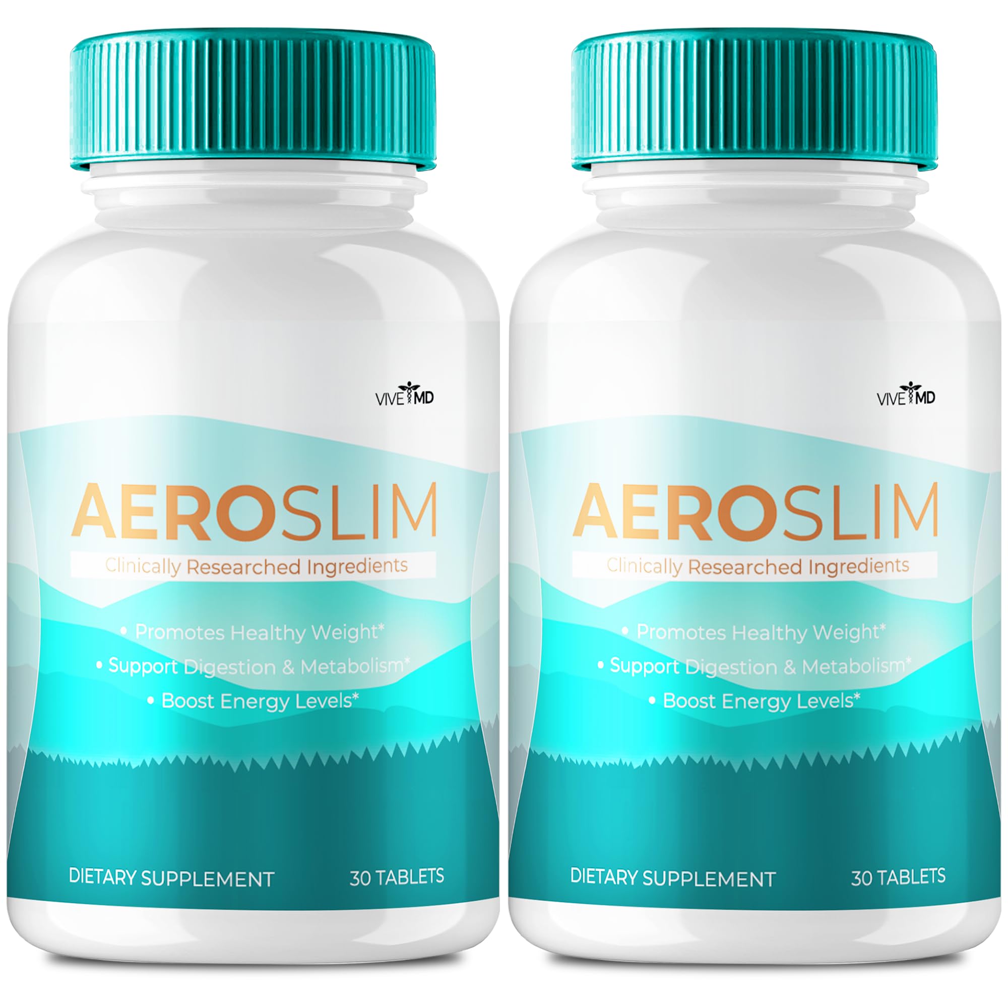AeroSlim Capsules Advanced Dietary Supplement, AeroSlim Official Formula, Aero Slim Capsules Supports Healthy & Steady Weight Management - Maximum Strength, AeroSlim Capsules Advanced Reviews (2 Pack)