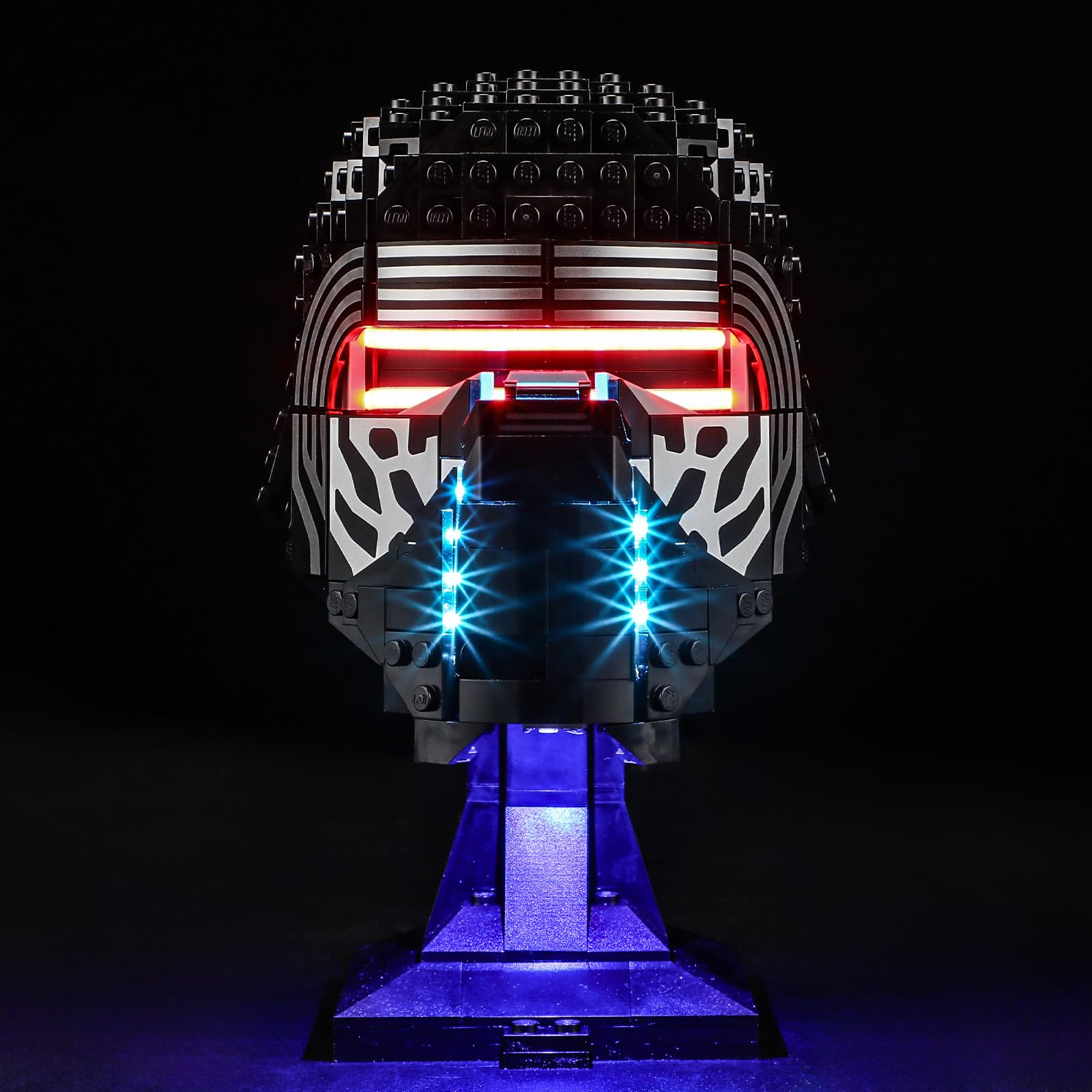 YEABRICKS LED Light for Lego-75415 STAR WARS Kylo Ren Helmet Building Blocks Model (Building Set NOT Included)