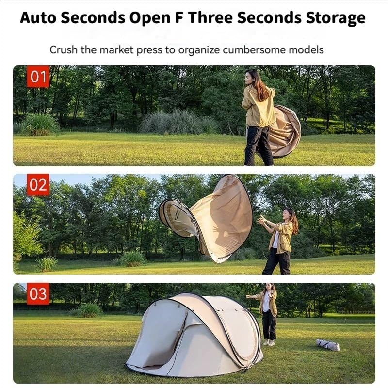Carpa automática pop up para 5-8 personas ligera y resistente miniatura 2
