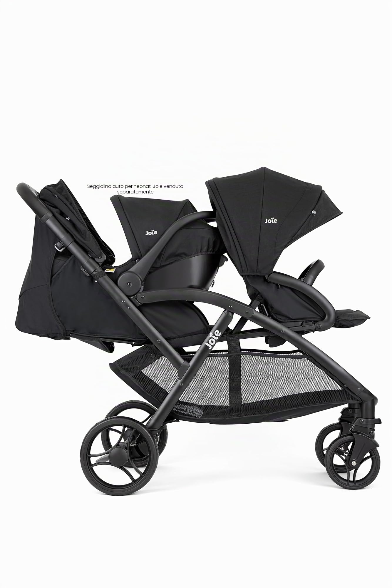 Joie Passeggino doppio EVALITE Shale, Nero