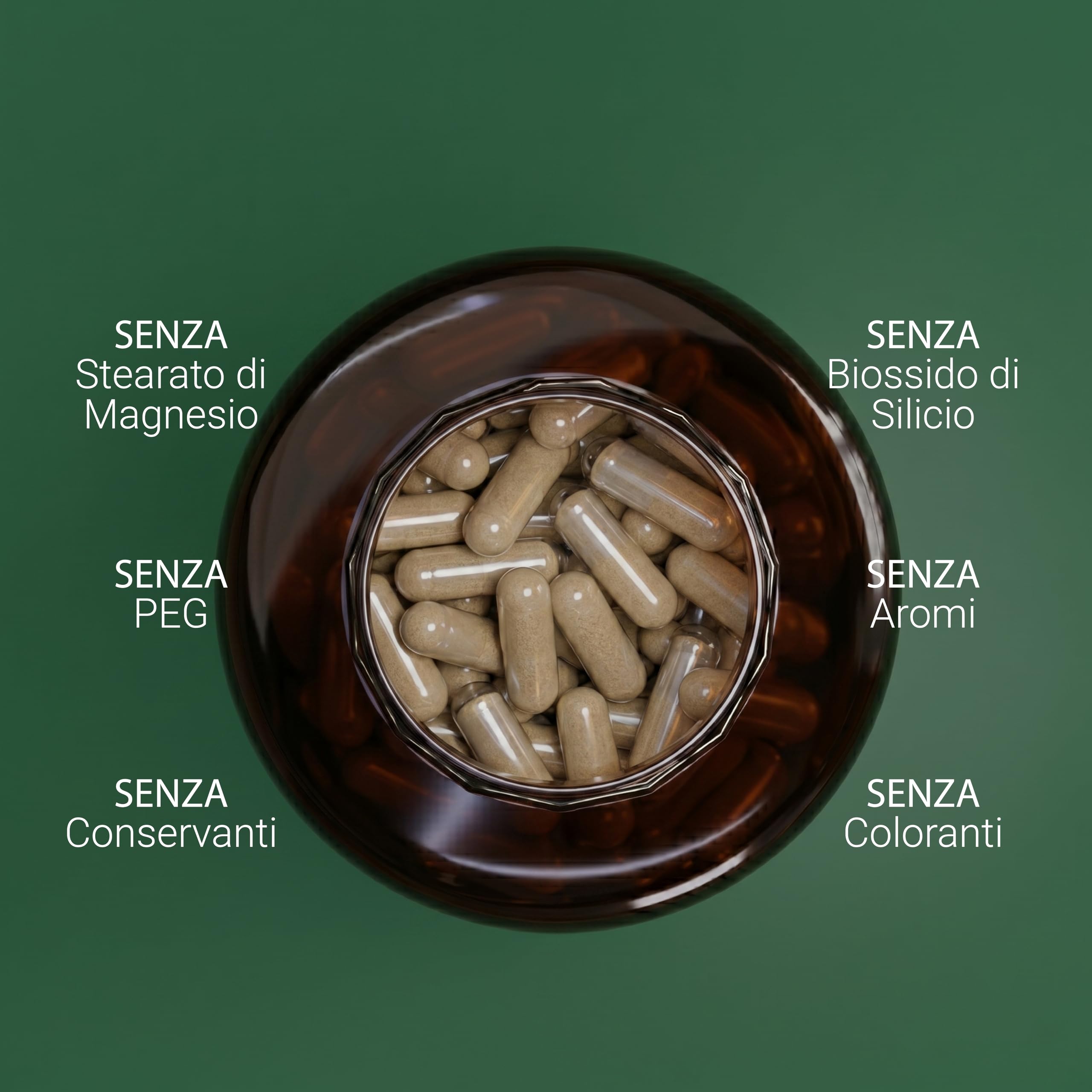 Nullure Testo-One® | Senza Stearato di Magnesio | Testato da laboratori indipendenti | Maca +Tribulus Terrestris + Ashwagandha + Ginseng + Fenogreco + Zinco|120 capsule (2 mesi)