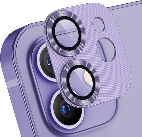 AFARER Paquete de 2 protectores de lente de cámara para iPhone 12 Mini, protector de lente de cámara Ultra HD, cubierta de lente de vidrio templado