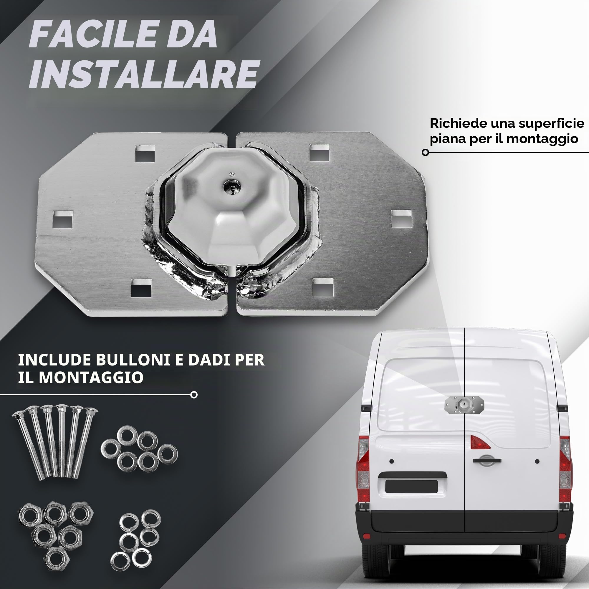Lucchetto furgone - Serratura furgone sicurezza - Serratura automobile