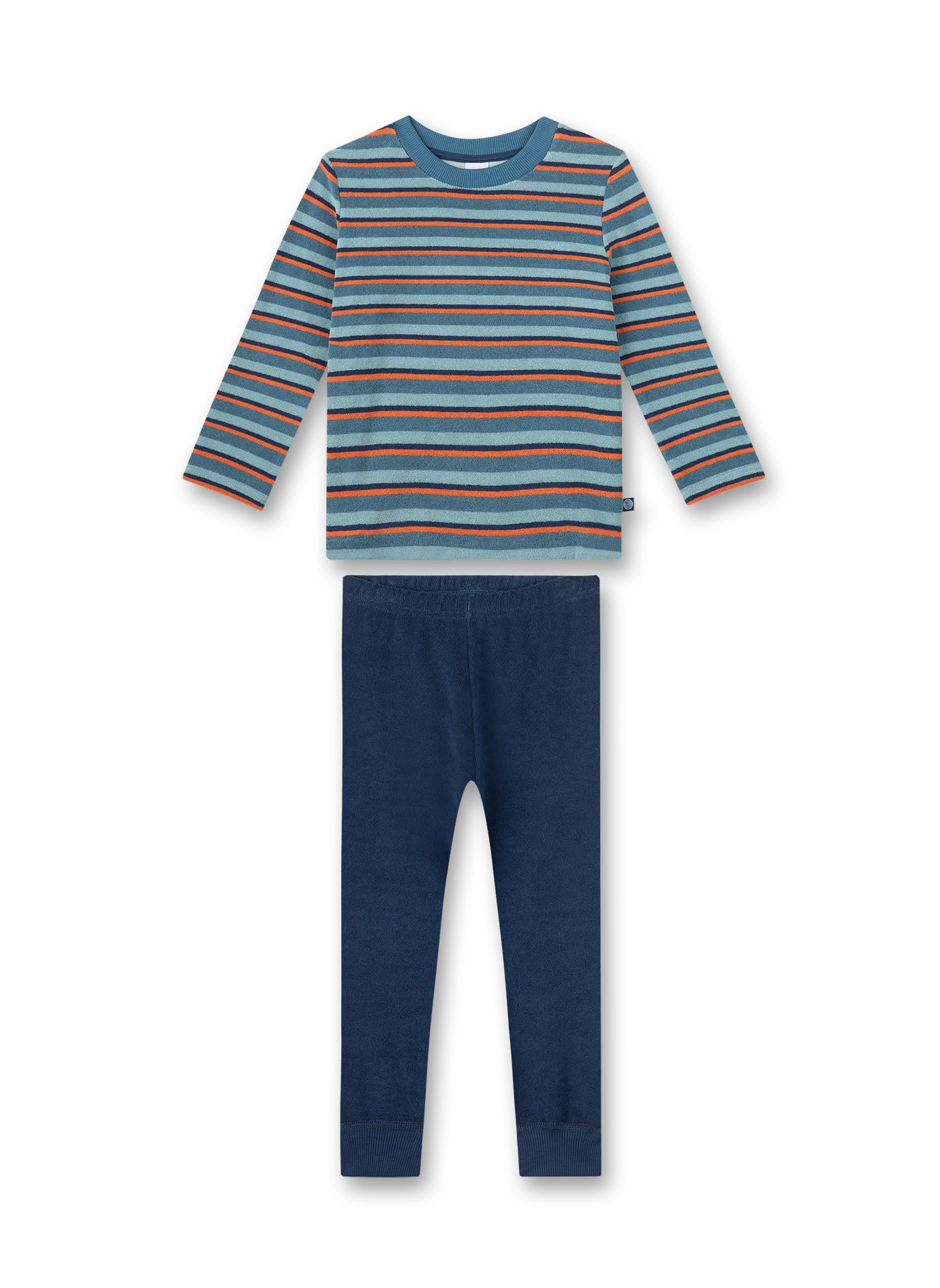 Sanetta Jungen-Schlafanzug lang aus Frottee | Bequemer Schlafanzug für Jungen lang. | Pyjamaset Größe