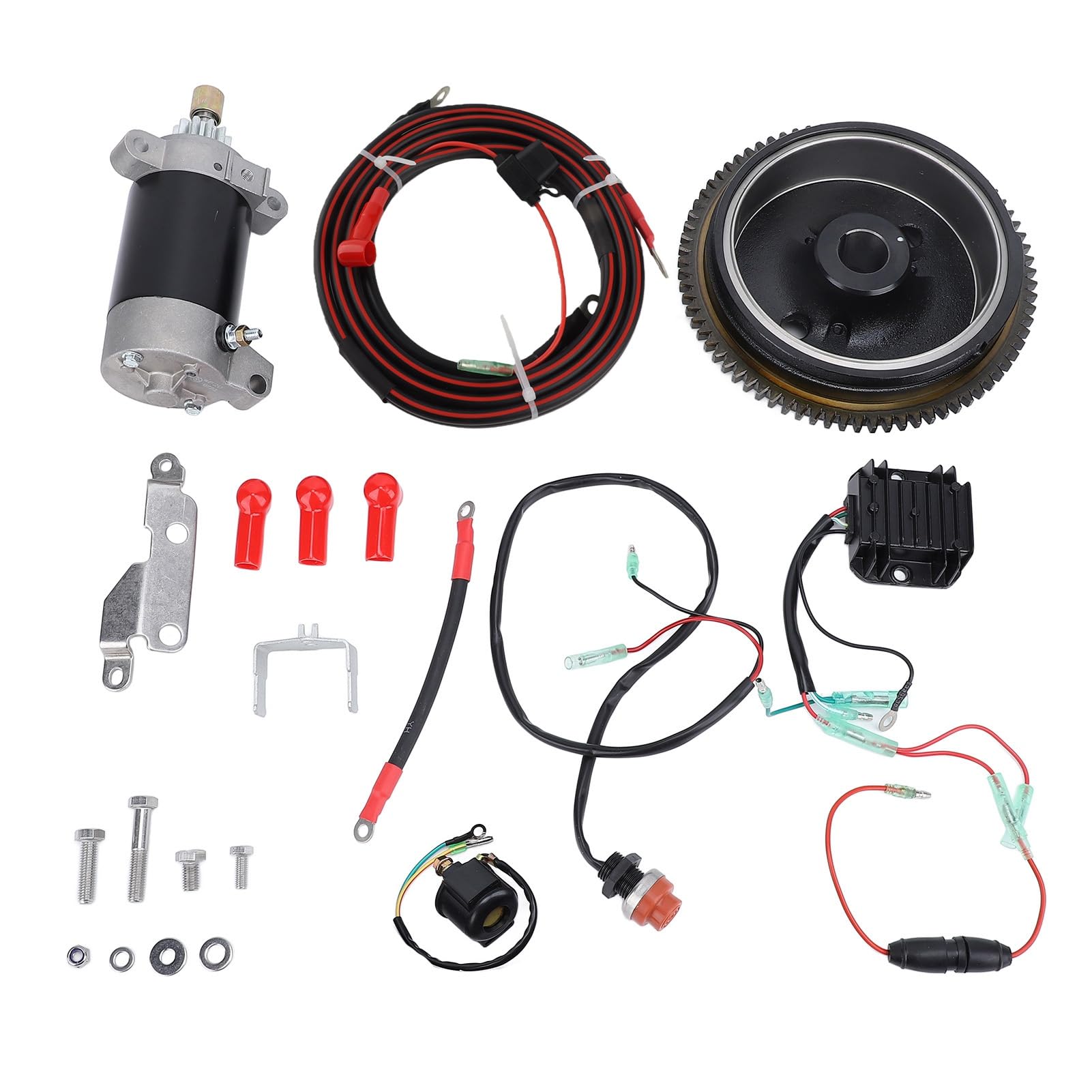 Socobeta Kit di Avviamento Motore Fuoribordo Professionale Materiale Premium per Motore Fuoribordo a 4 Tempi Compatibilità Perfetta per gli Appassionati di